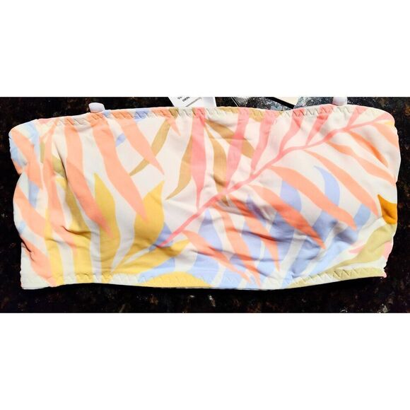 BILLABONG TROPIC JUNGLE SUNNY BANDEAU SZ S/8 NWT - Picture 2 of 9